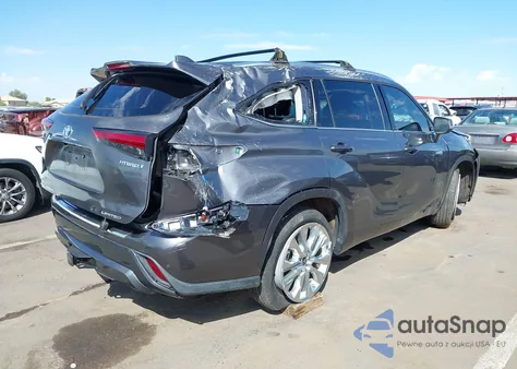 2021 Toyota Highlander Hybrid Limited from USA, damaged, VIN 5TDYARAH7MS507585